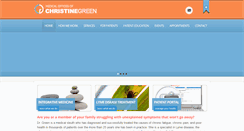 Desktop Screenshot of christinegreenmd.com